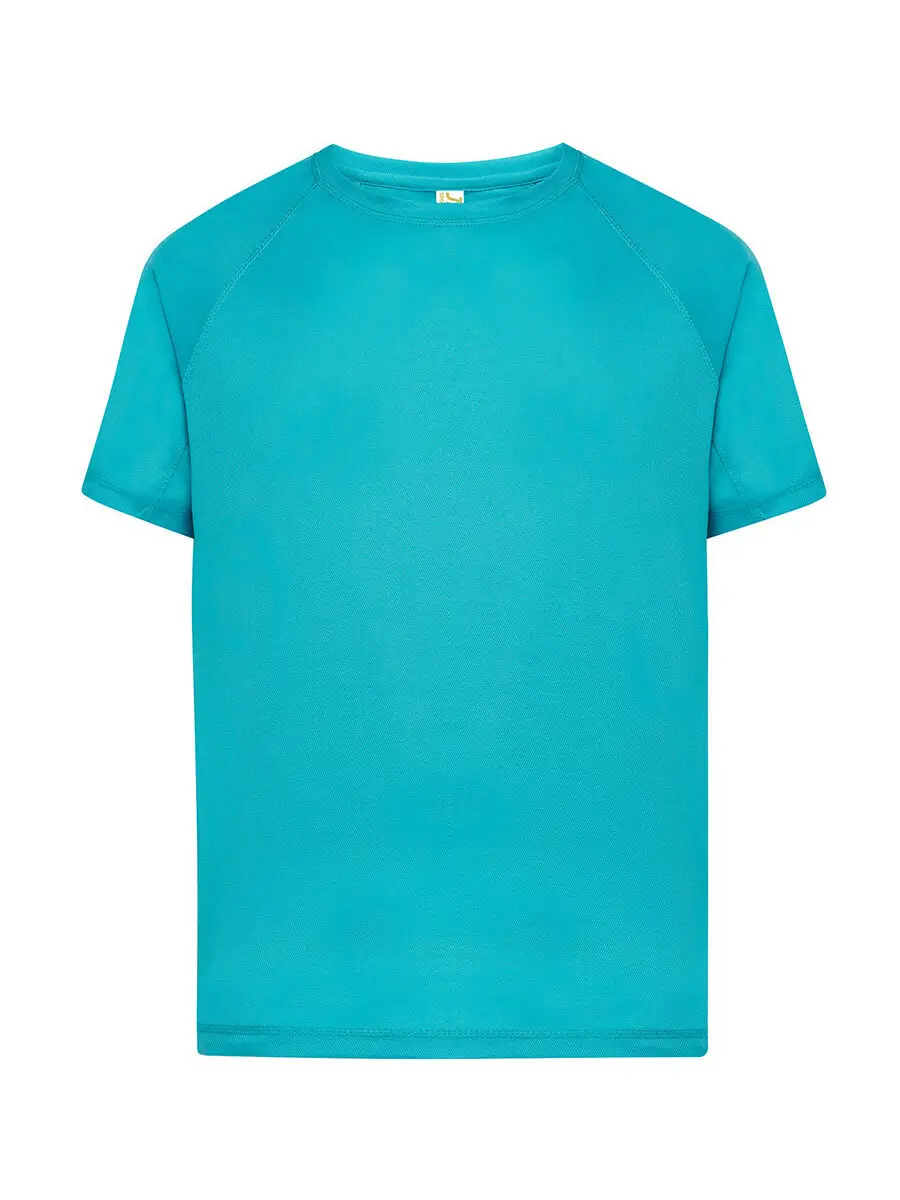 T-shirt uomo girocollo manica corta slim fit 130 g Turchese T-shirt uomo girocollo manica corta slim fit 130 g Turchese