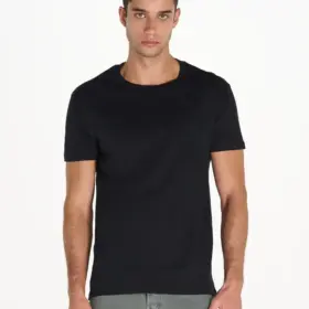 T-shirt uomo girocollo manica corta slim fit in 100% cotone 160 g