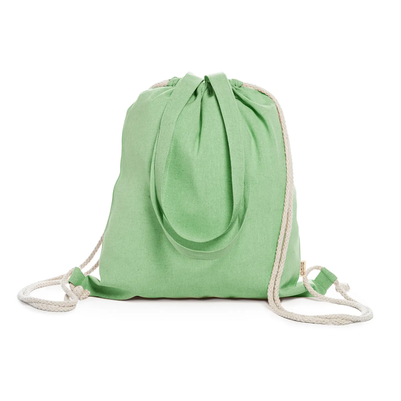 Zaino unisex in 100% cotone 140 g – 2EAGQ1ATV Verde Zaino unisex in 100% cotone 140 g – 2EAGQ1ATV Verde