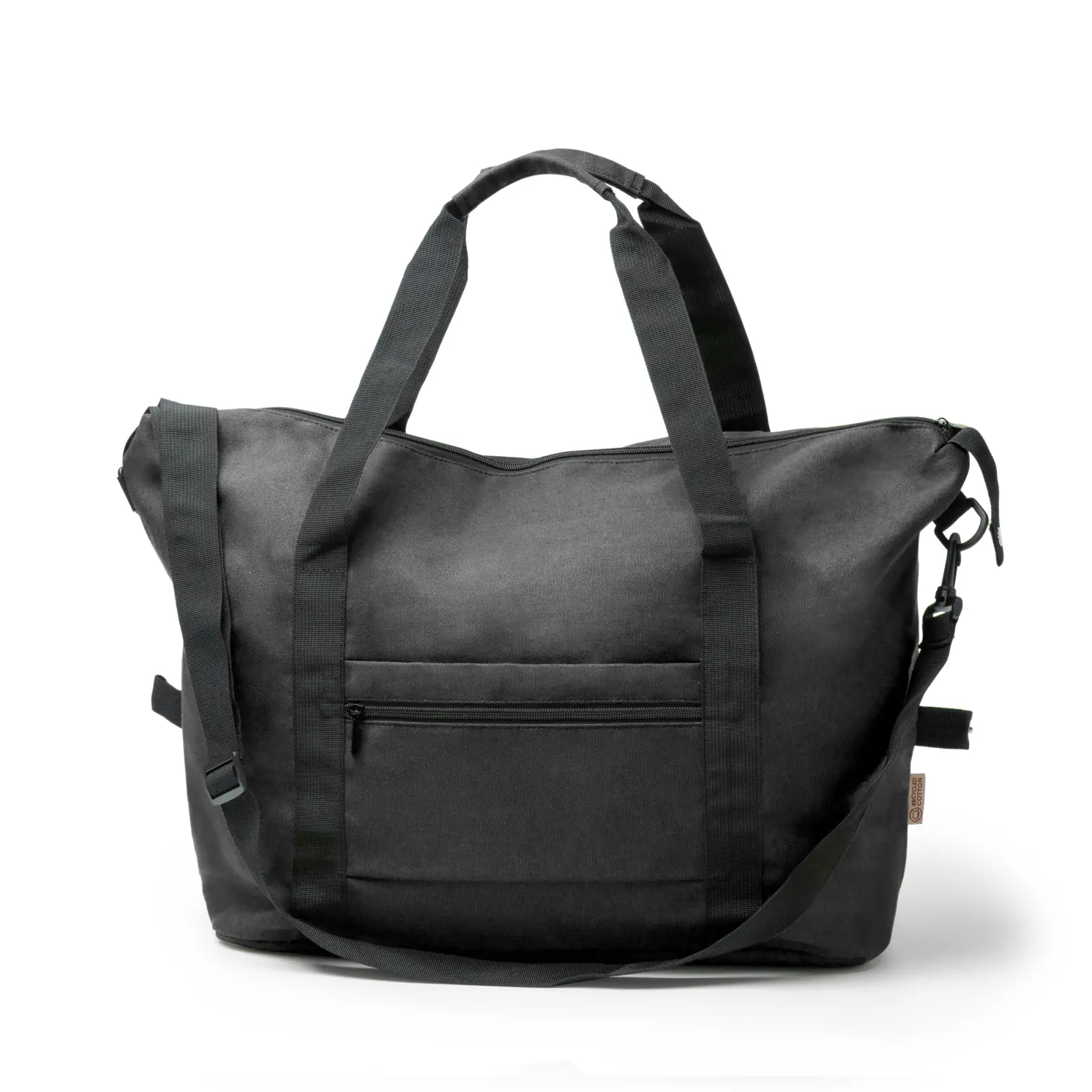 Zaino unisex in 100% cotone Nero Zaino unisex in 100% cotone Nero